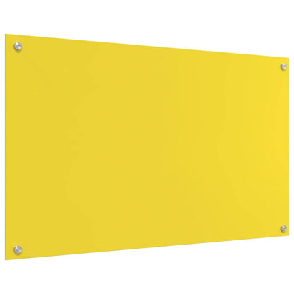 Rivestimento da Cucina Giallo 100 x 60 x 0.6 cm vetro temperato