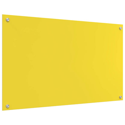 Rivestimento da Cucina Giallo 100 x 60 x 0,6 cm vetro temperato