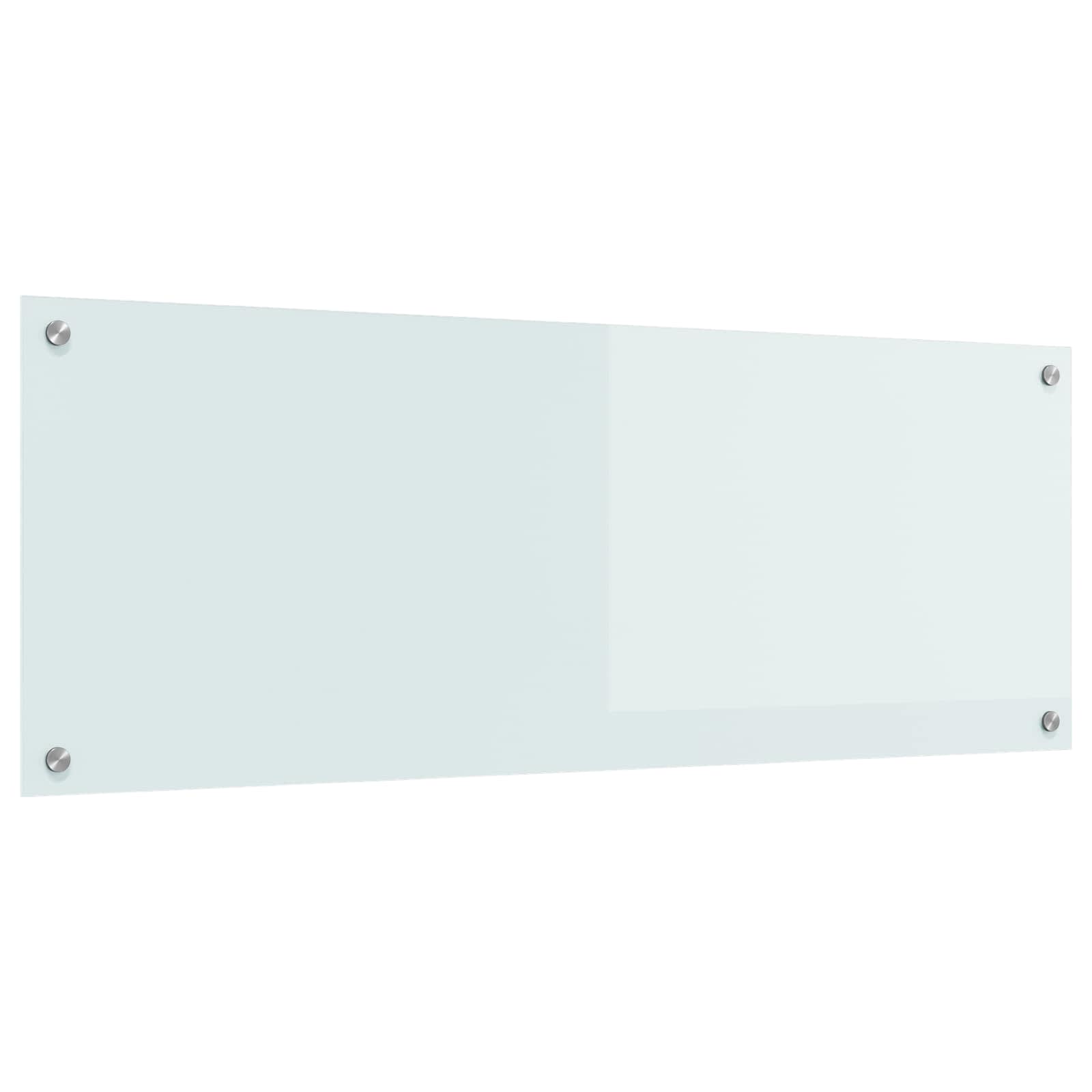 Schienale da cucina Bianco 110 x 40 cm vetro temperato | homemem39
