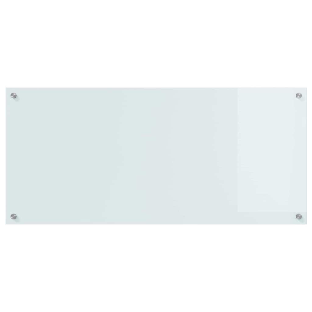 Schienale da cucina Bianco 110 x 50 cm vetro temperato | homemem39