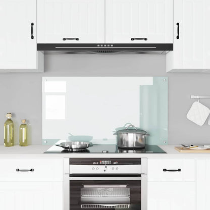 Schienale da cucina Bianco 110 x 60 cm vetro temperato | homemem39