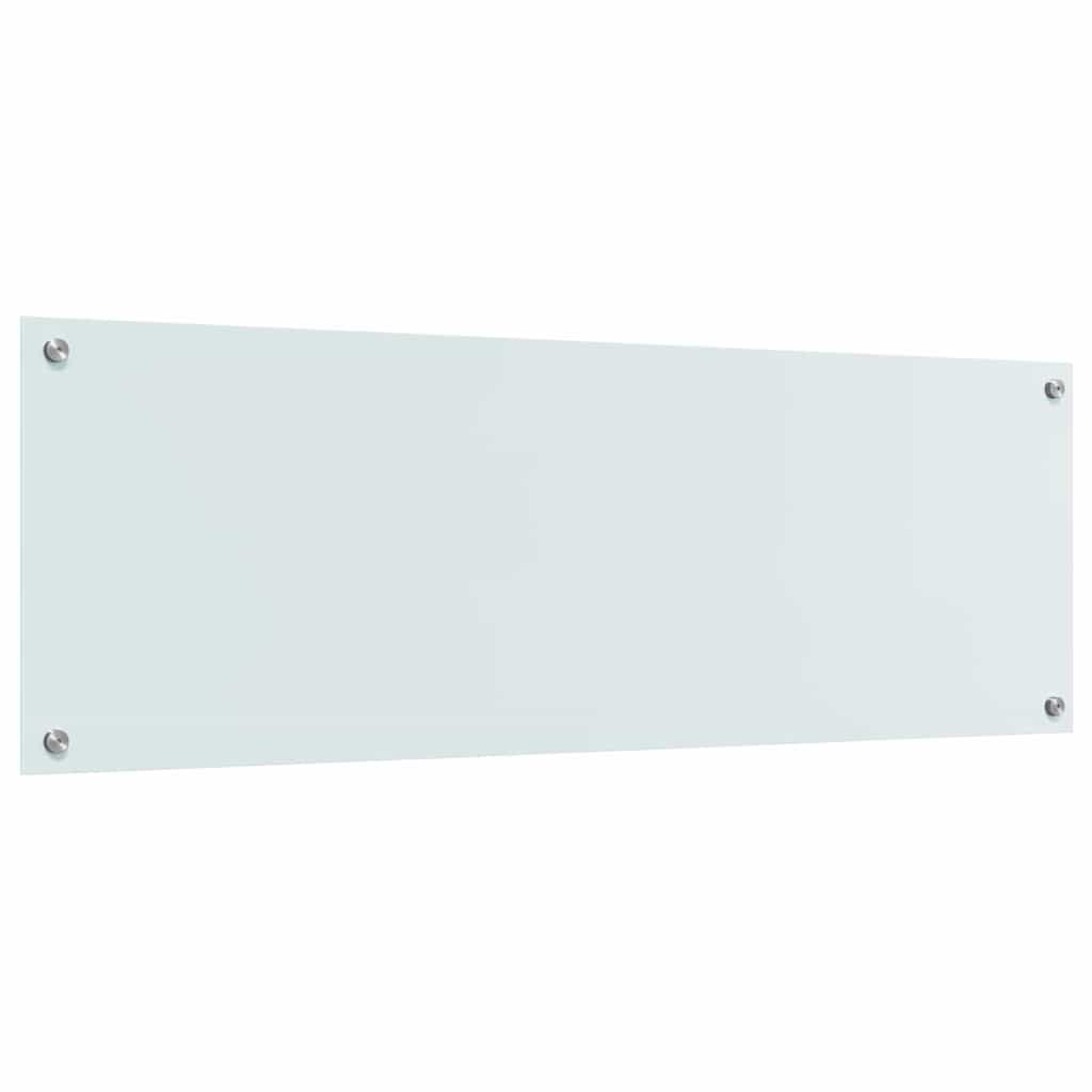 Schienale da cucina Bianco 120 x 40 cm vetro temperato | homemem39