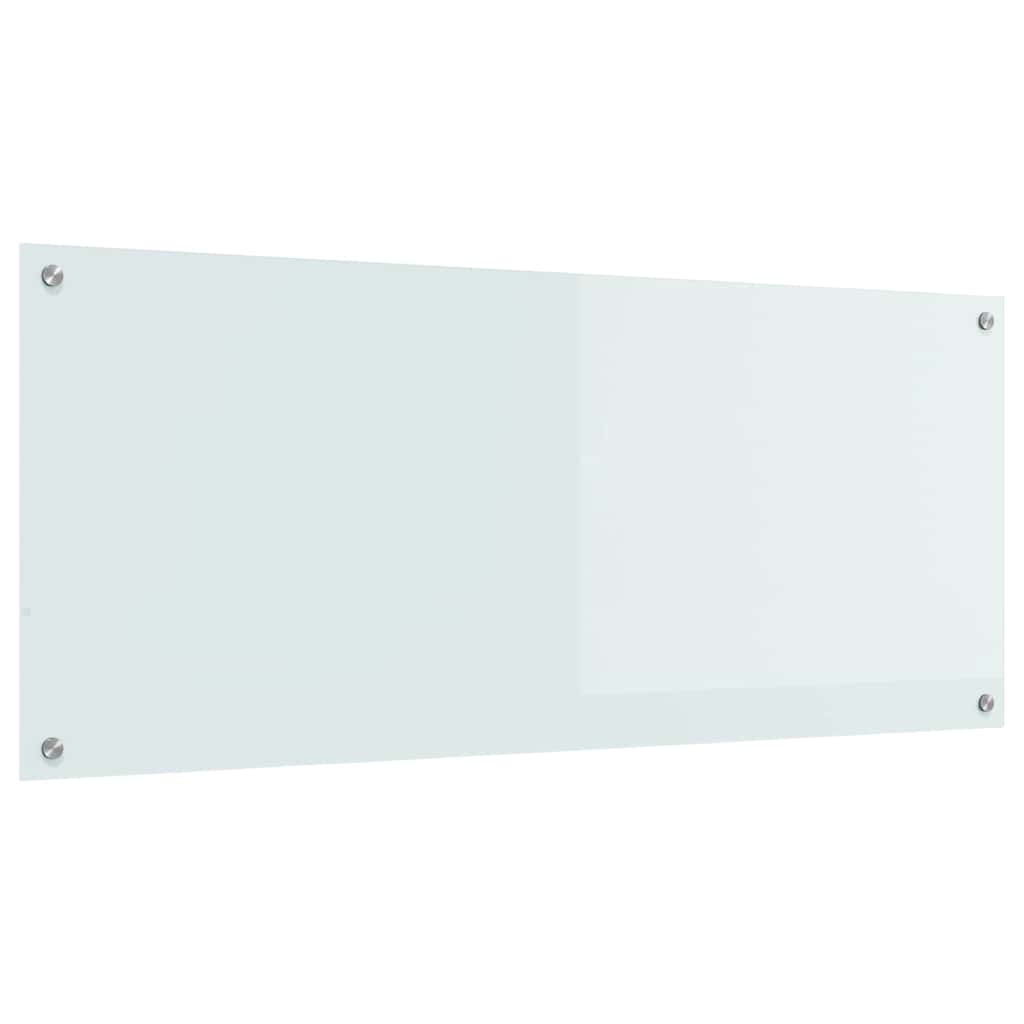 Schienale da cucina Bianco 120 x 50 cm vetro temperato | homemem39