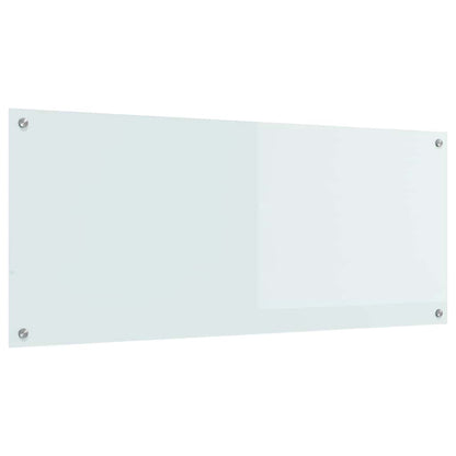 Schienale da cucina Bianco 120 x 50 cm vetro temperato | homemem39