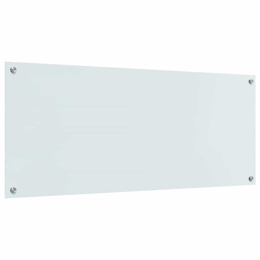 Schienale da cucina Bianco 120 x 50 cm vetro temperato | homemem39