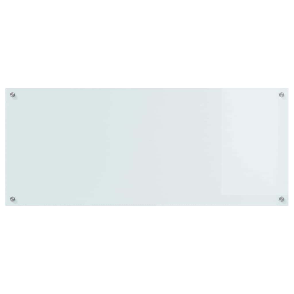 Schienale da cucina Bianco 120 x 50 cm vetro temperato | homemem39