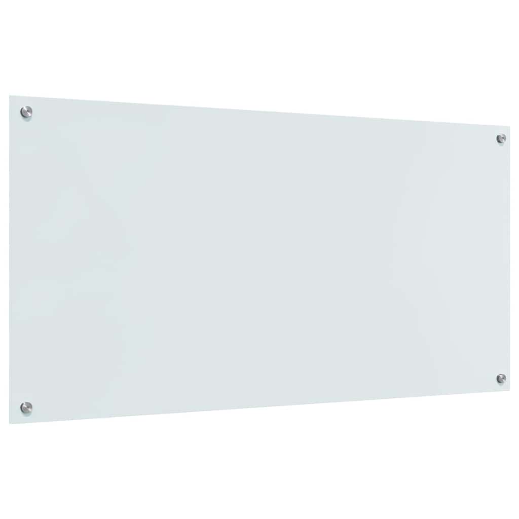 Schienale da cucina Bianco 120 x 60 cm vetro temperato | homemem39