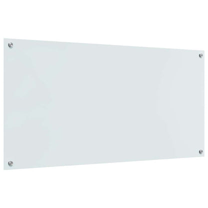 Schienale da cucina Bianco 120 x 60 cm vetro temperato | homemem39