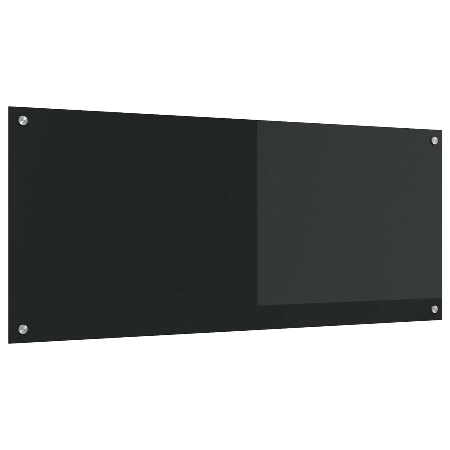 Schienale da cucina Nero 120 x 50 cm vetro temperato | homemem39