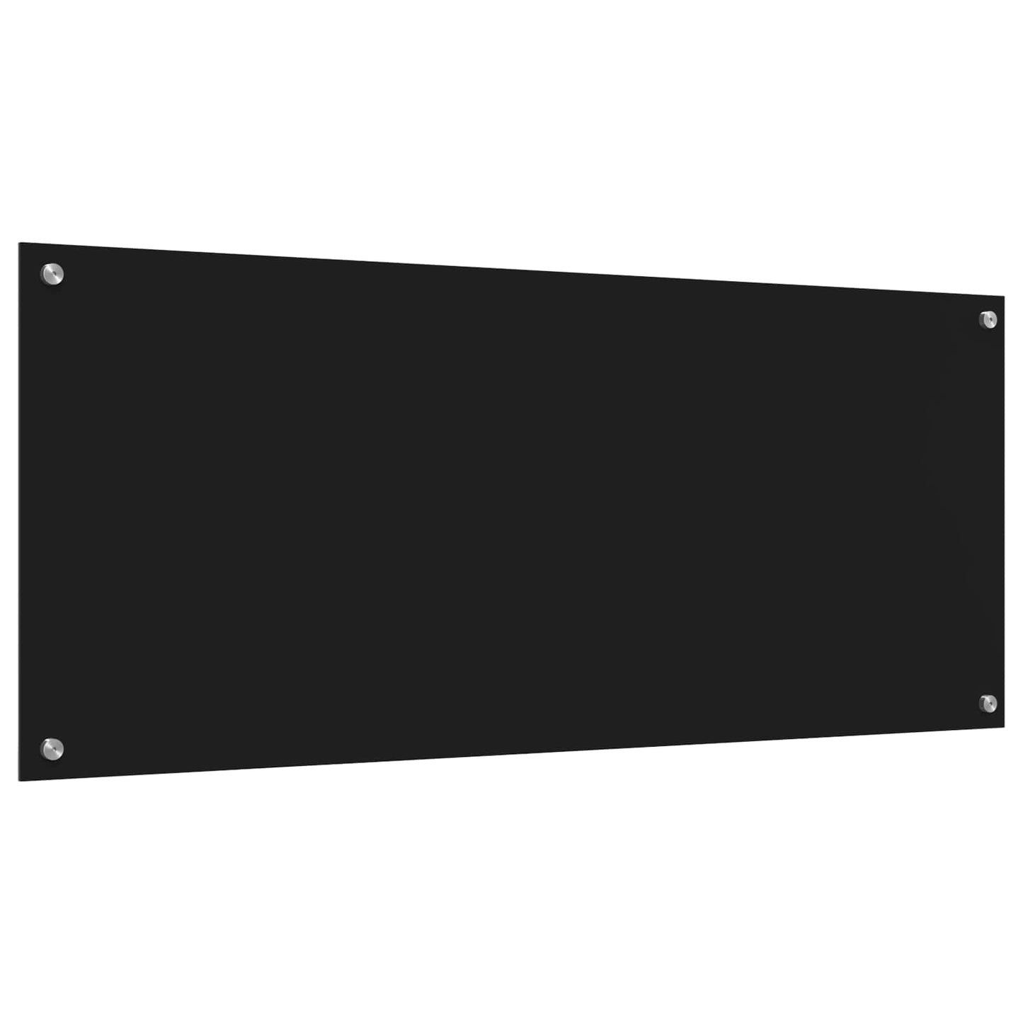 Schienale da cucina Nero 120 x 50 cm vetro temperato | homemem39