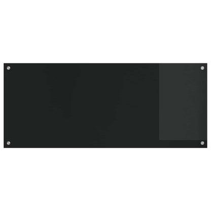 Schienale da cucina Nero 120 x 50 cm vetro temperato | homemem39