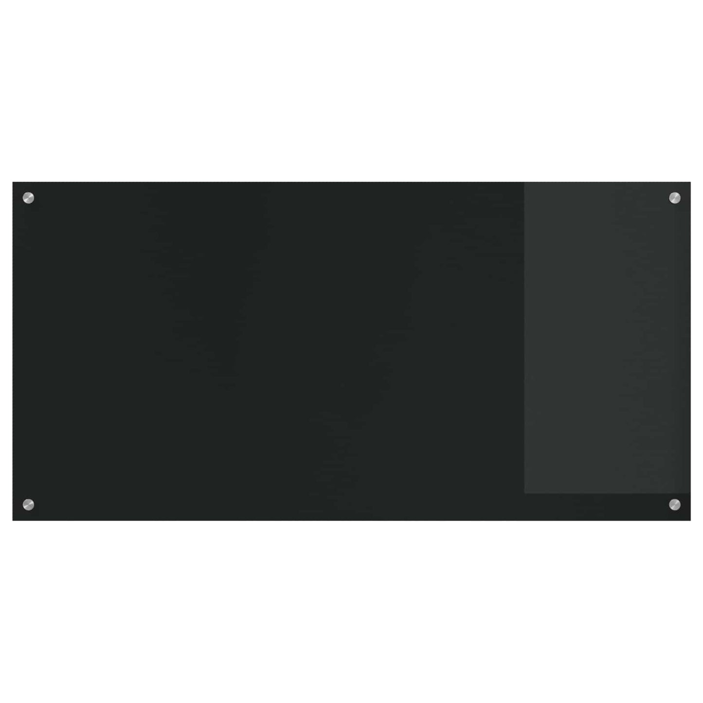 Schienale da cucina Nero 120 x 60 cm vetro temperato | homemem39