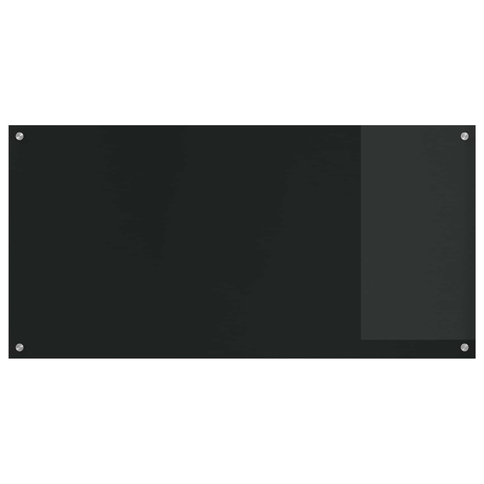 Schienale da cucina Nero 120 x 60 cm vetro temperato | homemem39