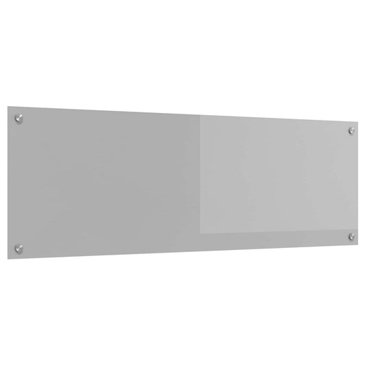 Schienale da cucina Grigio chiaro 120 x 40 cm vetro temperato | homemem39