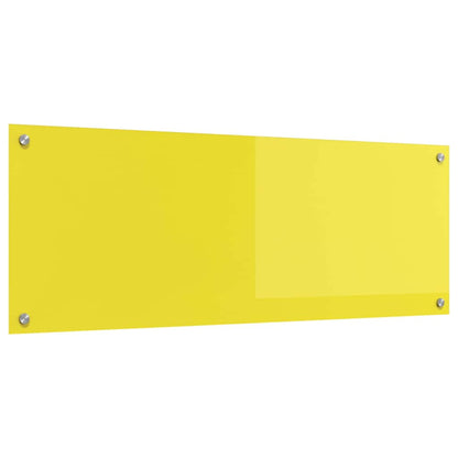 Rivestimento da Cucina Giallo 110 x 40 x 0.6 cm vetro temperato