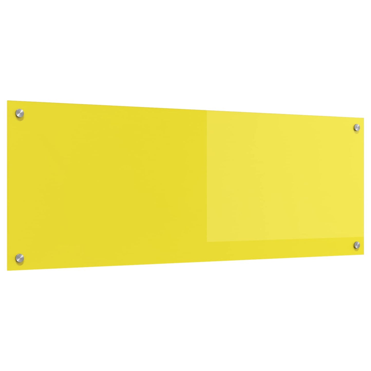 Rivestimento da Cucina Giallo 110 x 40 x 0,6 cm vetro temperato