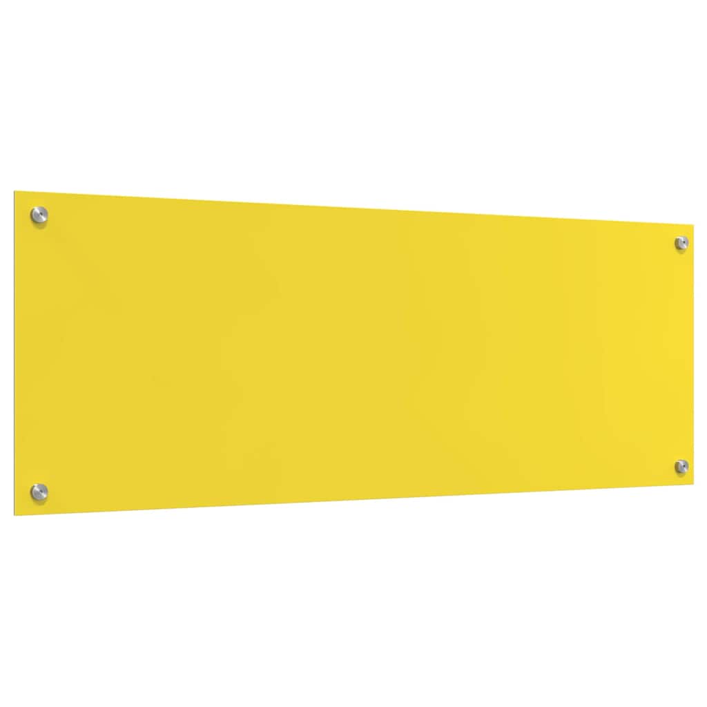 Rivestimento da Cucina Giallo 110 x 40 x 0.6 cm vetro temperato