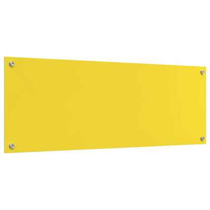 Rivestimento da Cucina Giallo 110 x 40 x 0.6 cm vetro temperato