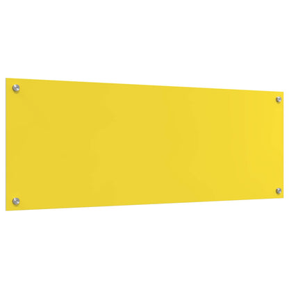 Rivestimento da Cucina Giallo 110 x 40 x 0,6 cm vetro temperato