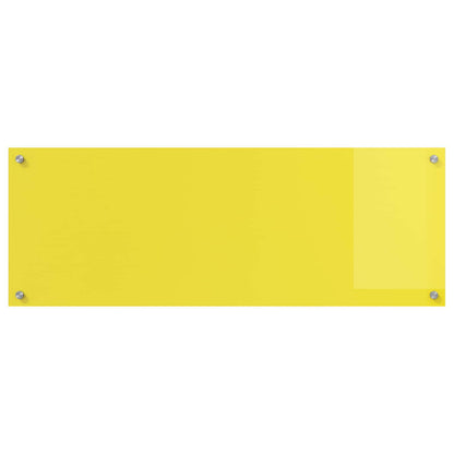 Rivestimento da Cucina Giallo 110 x 40 x 0,6 cm vetro temperato