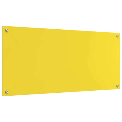 Rivestimento da Cucina Giallo 110 x 50 x 0.6 cm vetro temperato
