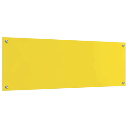 Rivestimento da Cucina Giallo 120 x 40 x 0.6 cm vetro temperato