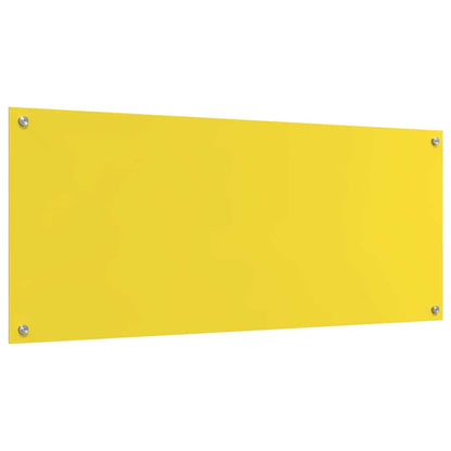 Rivestimento da Cucina Giallo 120 x 50 x 0.6 cm vetro temperato