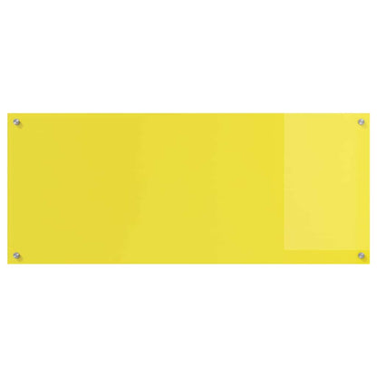Rivestimento da Cucina Giallo 120 x 50 x 0.6 cm vetro temperato
