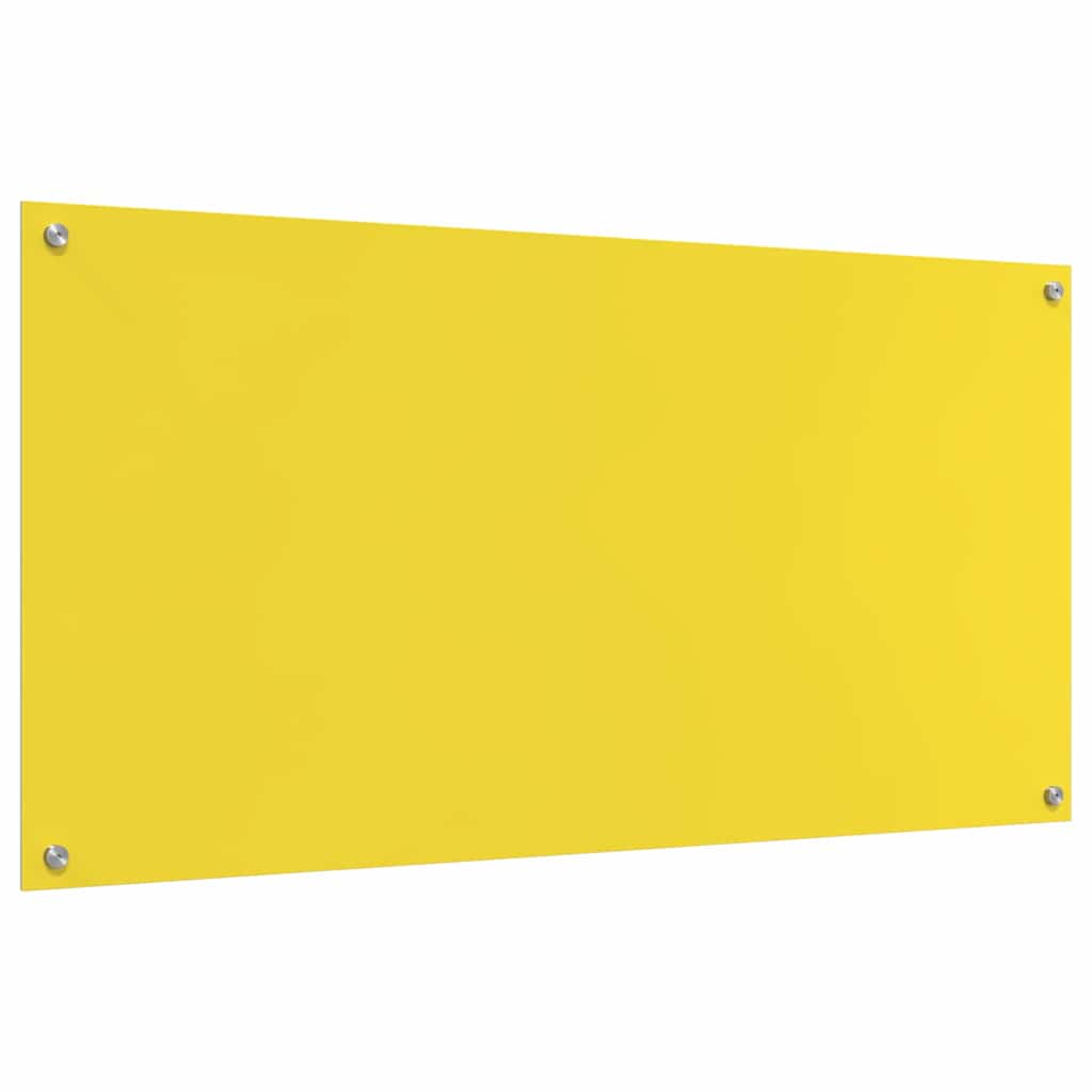 Rivestimento da Cucina Giallo 120 x 60 x 0.6 cm vetro temperato