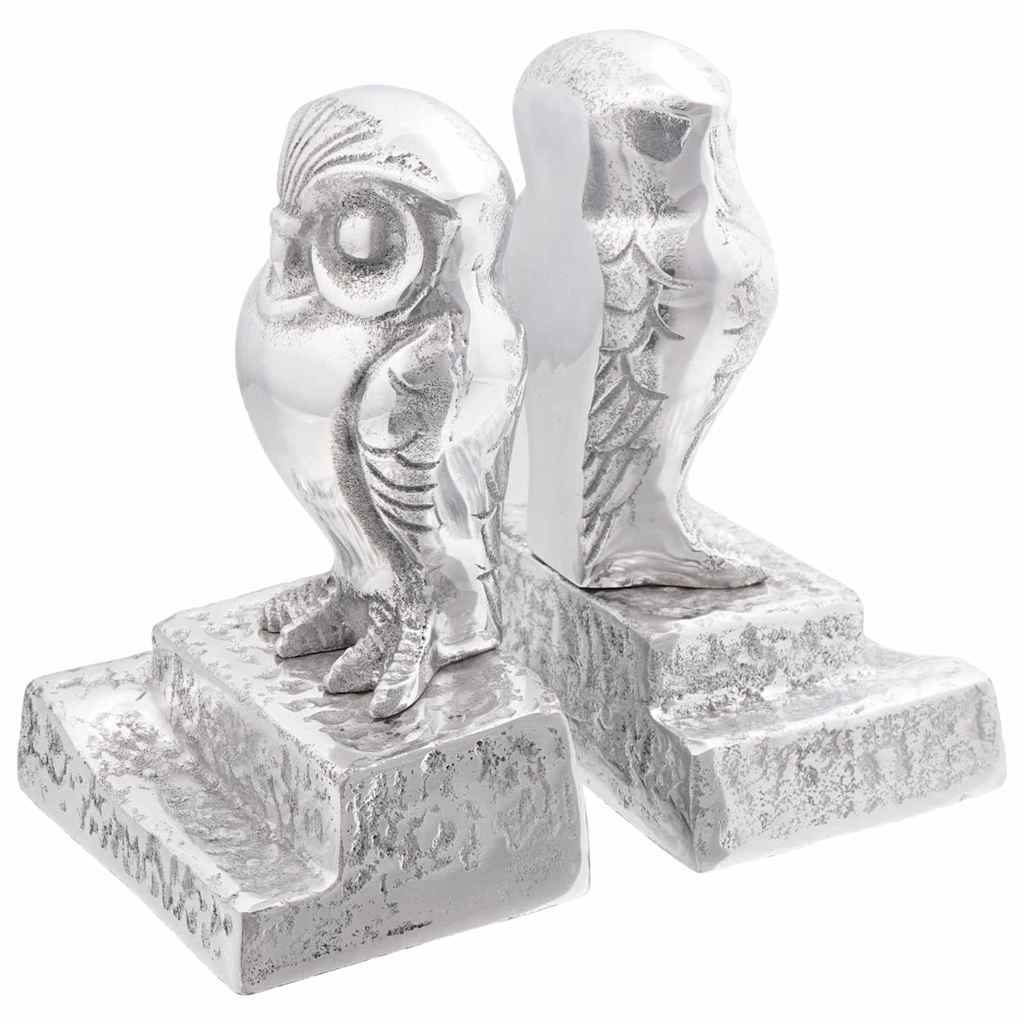 Fermalibri 2 pcs Argento 12 x 9 x 19 cm Alluminio