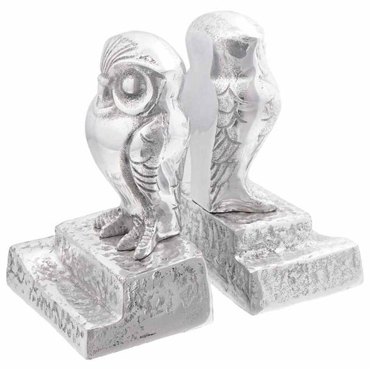 Fermalibri 2 pcs Argento 12 x 9 x 19 cm Alluminio