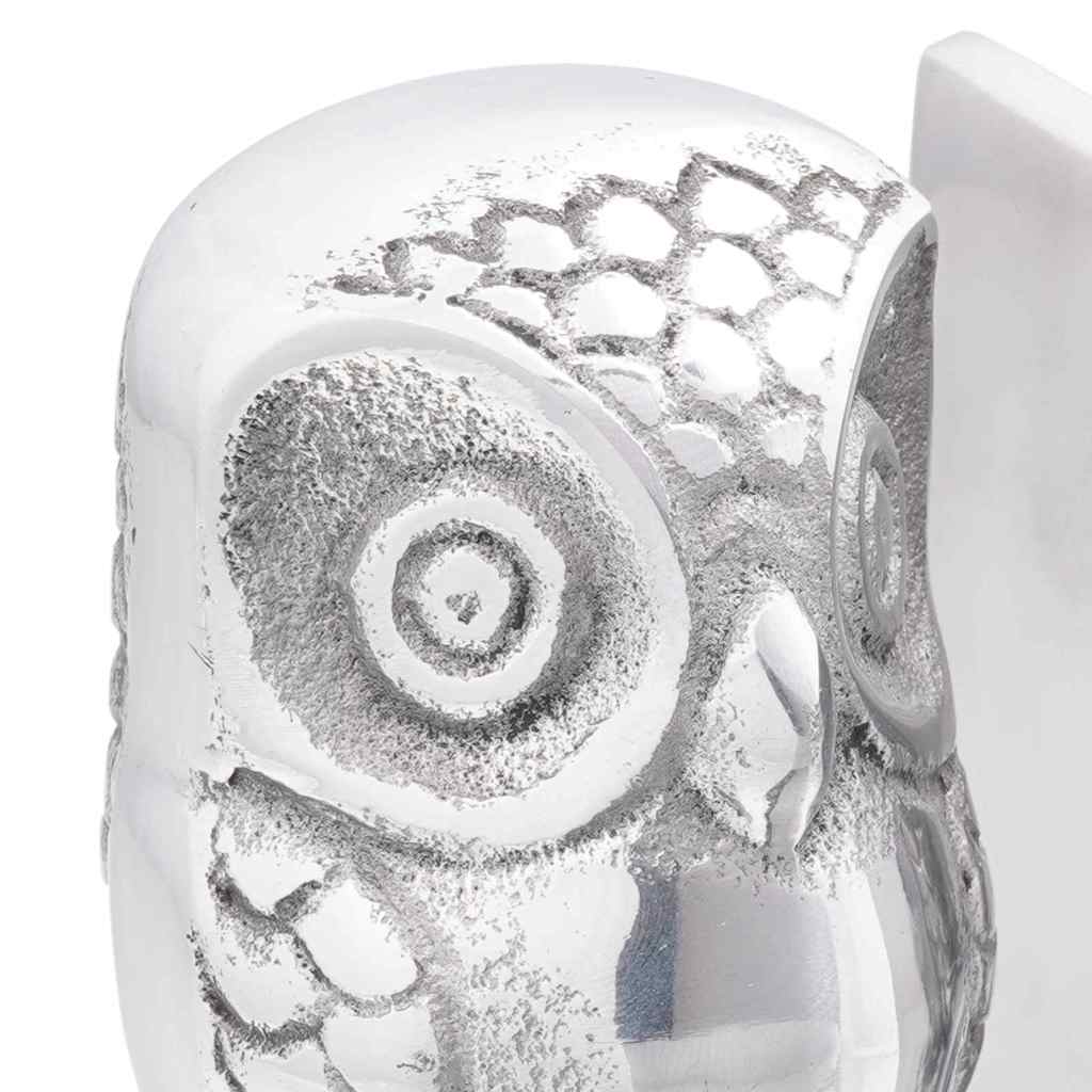 Fermalibri 2 pcs Argento 7 x 9 x 11 cm Alluminio