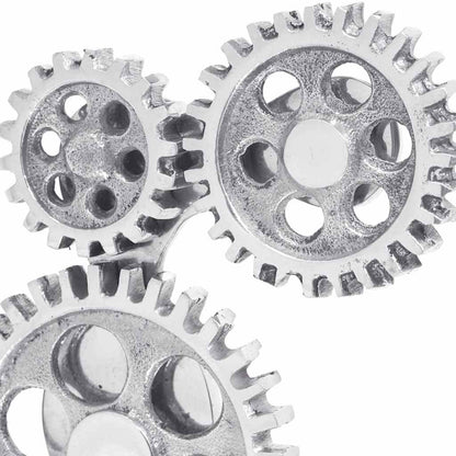 Fermalibri 2 pcs Argento 10 x 10 x 22 cm Alluminio