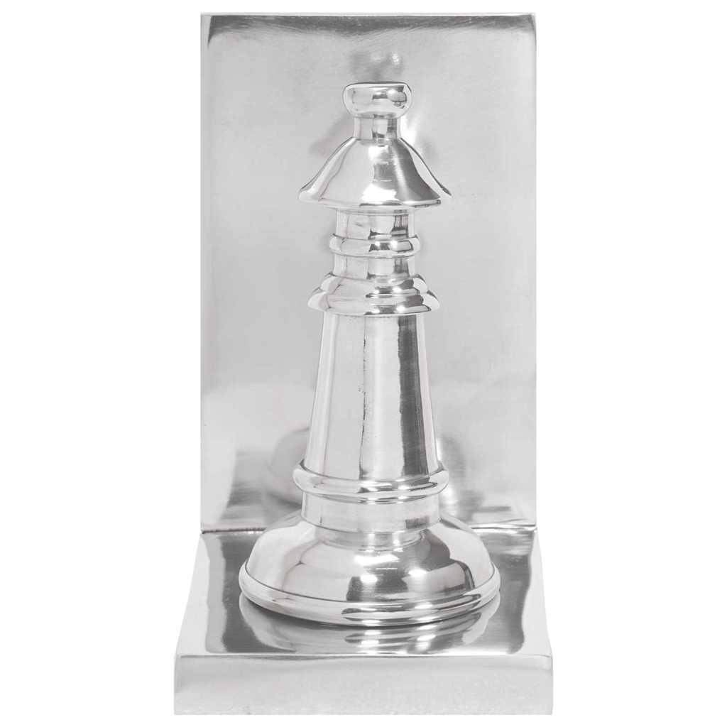 Fermalibri 2 pcs Argento 11 x 12 x 19.5 cm Alluminio