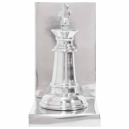 Fermalibri 2 pcs Argento 11 x 12 x 19.5 cm Alluminio