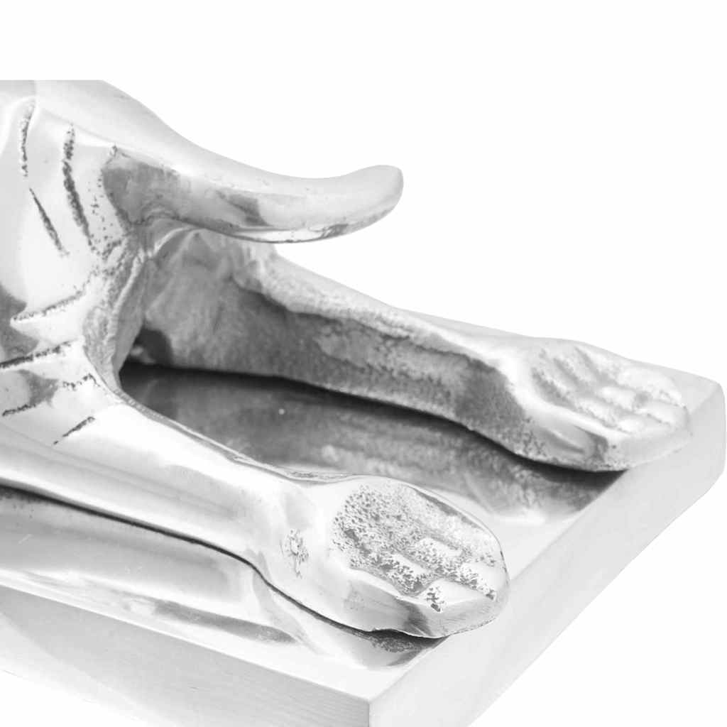 Fermalibri 2 pcs Argento 12 x 15 x 18 cm Alluminio