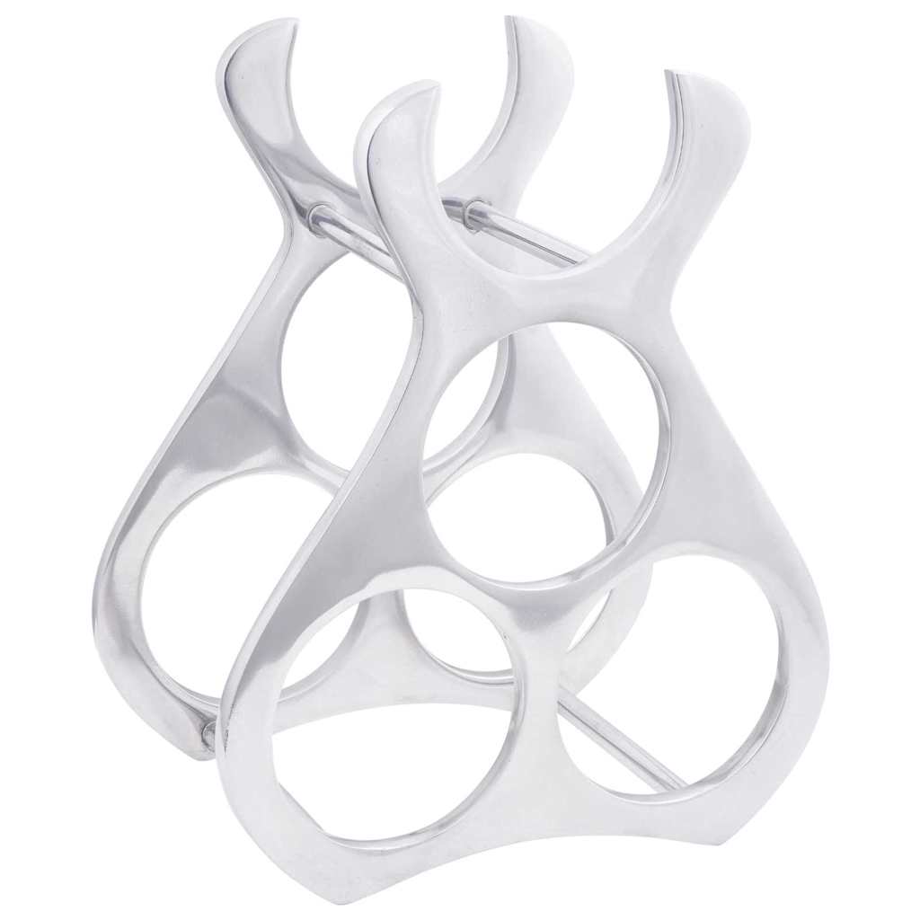 Portabottiglie Argento 23 x 14 x 28 cm Alluminio