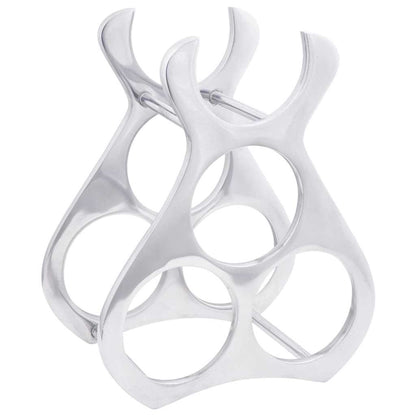 Portabottiglie Argento 23 x 14 x 28 cm Alluminio