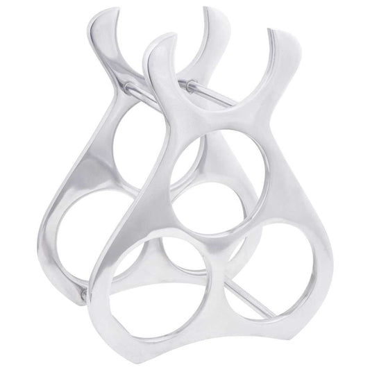 Portabottiglie Argento 23 x 14 x 28 cm Alluminio