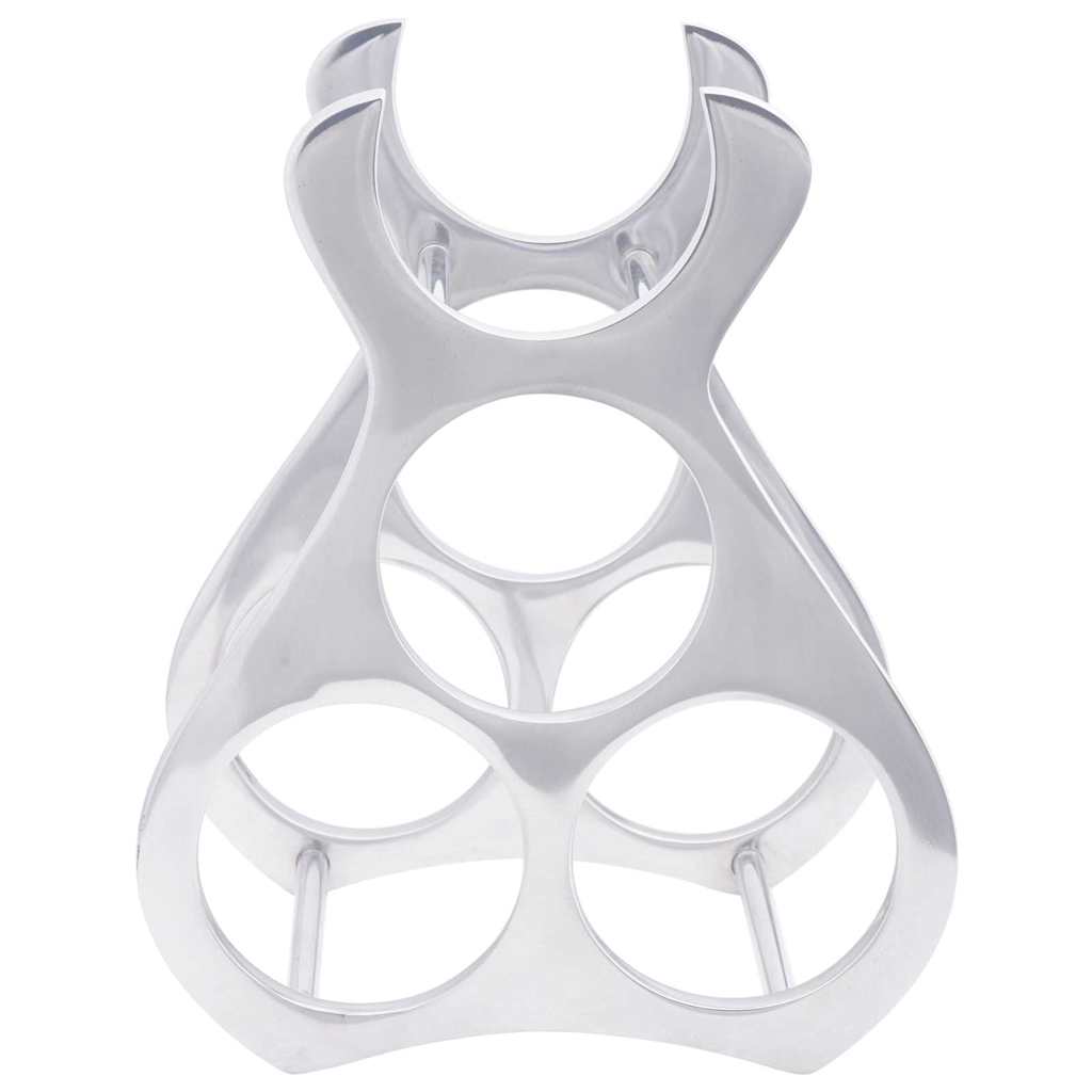 Portabottiglie Argento 23 x 14 x 28 cm Alluminio