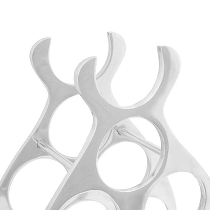 Portabottiglie Argento 38 x 33 x 13 cm Alluminio