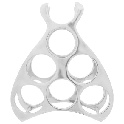 Portabottiglie Argento 38 x 33 x 13 cm Alluminio