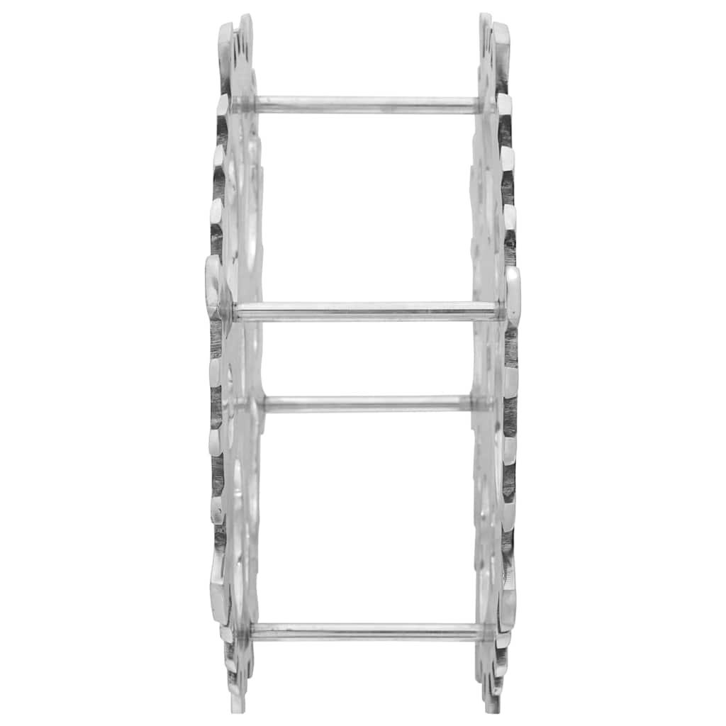 Portabottiglie Argento 39 x 39 x 14 cm Alluminio