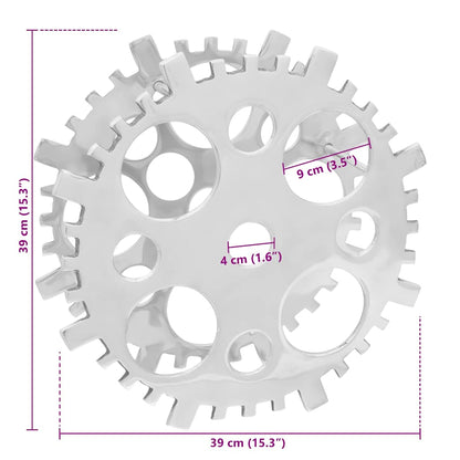 Portabottiglie Argento 39 x 39 x 14 cm Alluminio