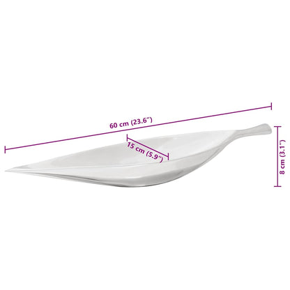 Cesto di frutta Argento 60 x 15 x 8 cm Alluminio | homemem39