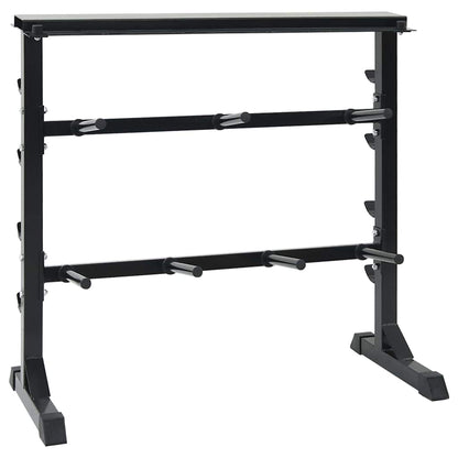 Ripiano per Manubri Nero 99 x 45 x 95.5 cm