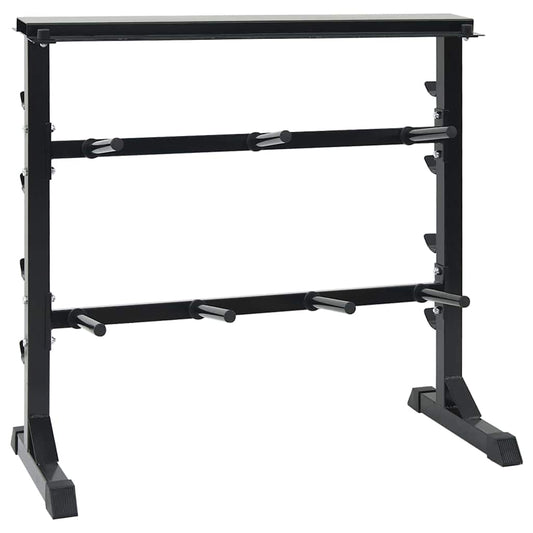 Ripiano per Manubri Nero 99 x 45 x 95.5 cm