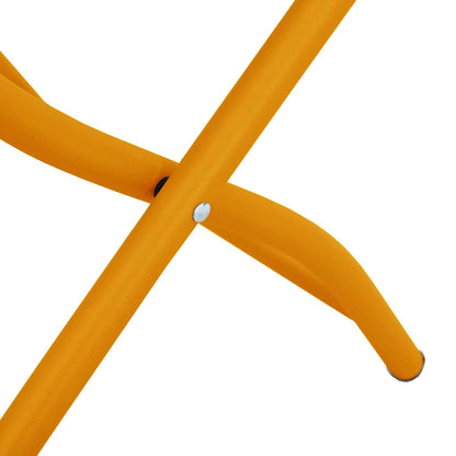 Sedia Pieghevole da Giardino 2 pcs Senape 55 x 56.5 x 91cm