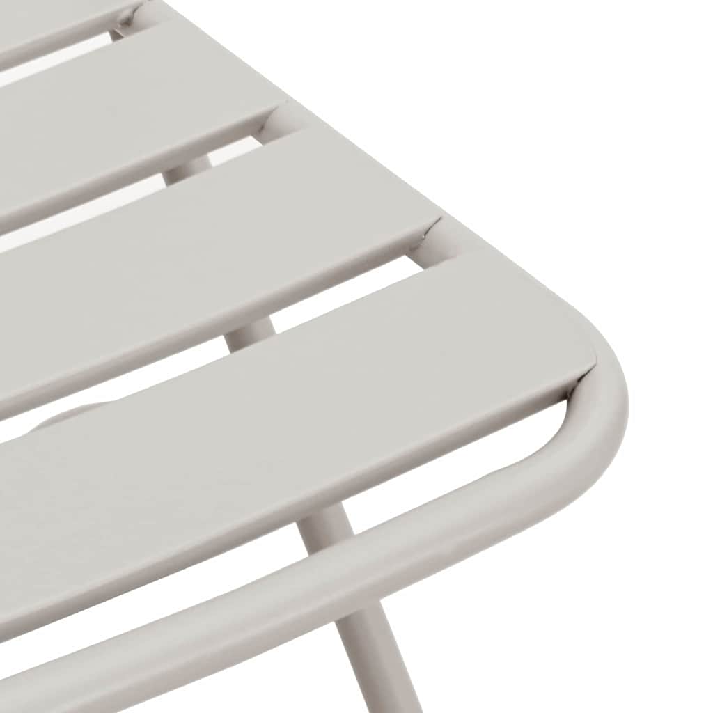 Sedia Pieghevole da Giardino 2 pcs Beige 55 x 56.5 x 91cm