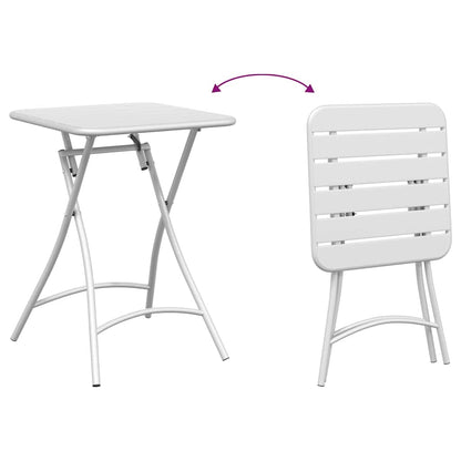 Tavolo da Giardino Bianco 55 x 55 x 73 cm